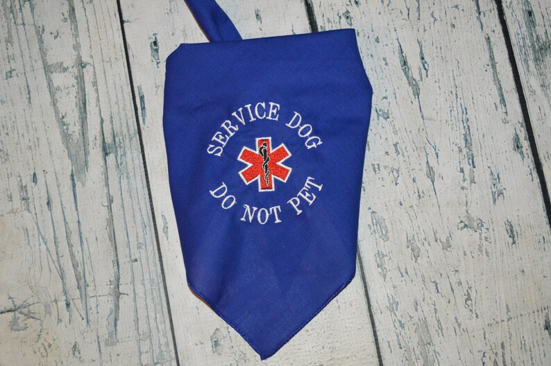 Service Dog Do Not Pet Service Dog Bandana Etsy