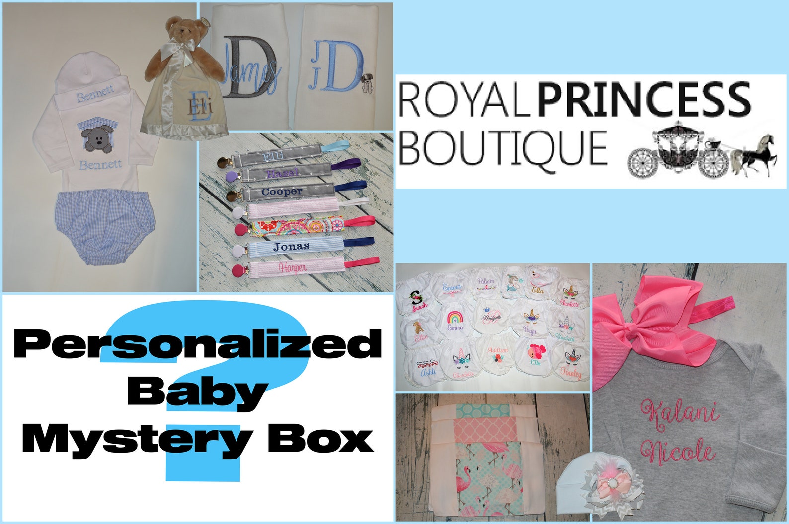 Personalized Baby Mystery Box Grab Bag You Choose Gender & Etsy