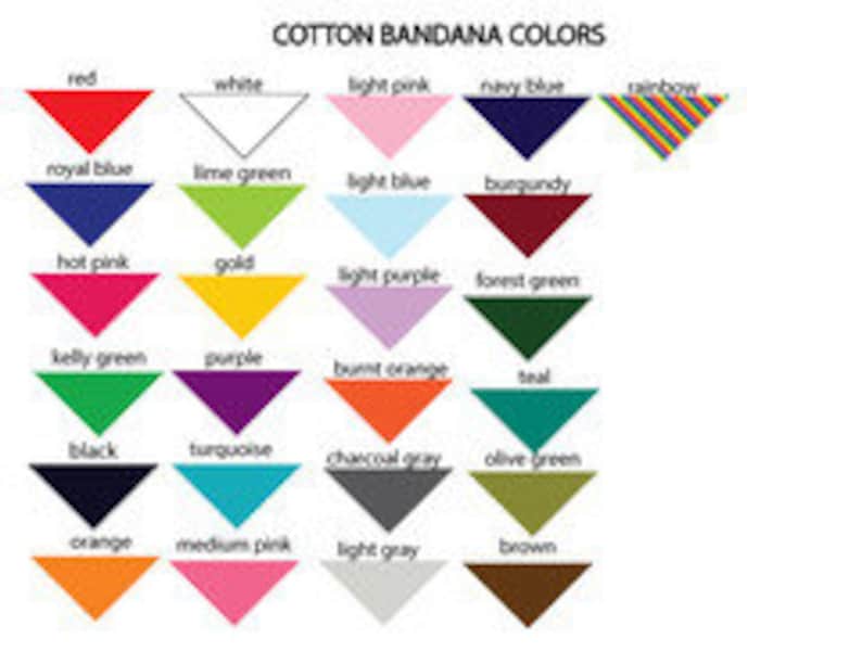 Custom Colors Personalized Dog Bandana with Bone