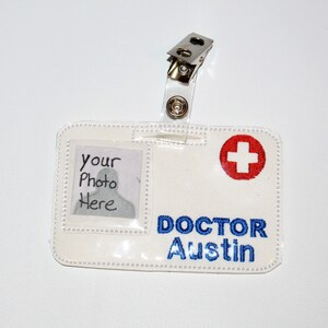 Pretend Play Doctor Badge Personalized Option Imaginary Preschool ...
