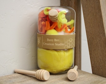 Bee Theme Sensory Play Dough l Screen Free l Kids Gift