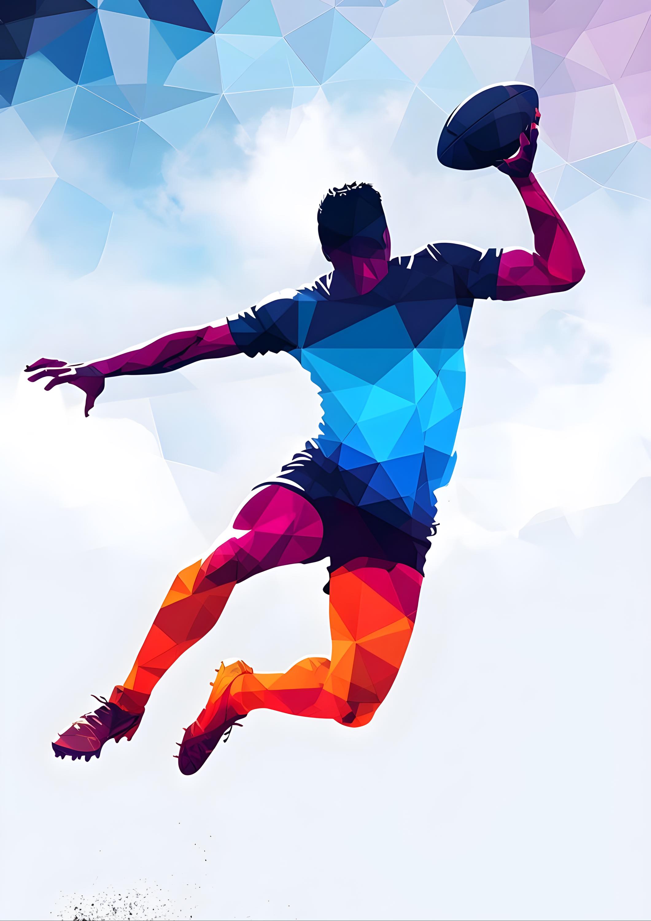 Simple Rugby Posters Rugby Player Trio Posters - Etsy