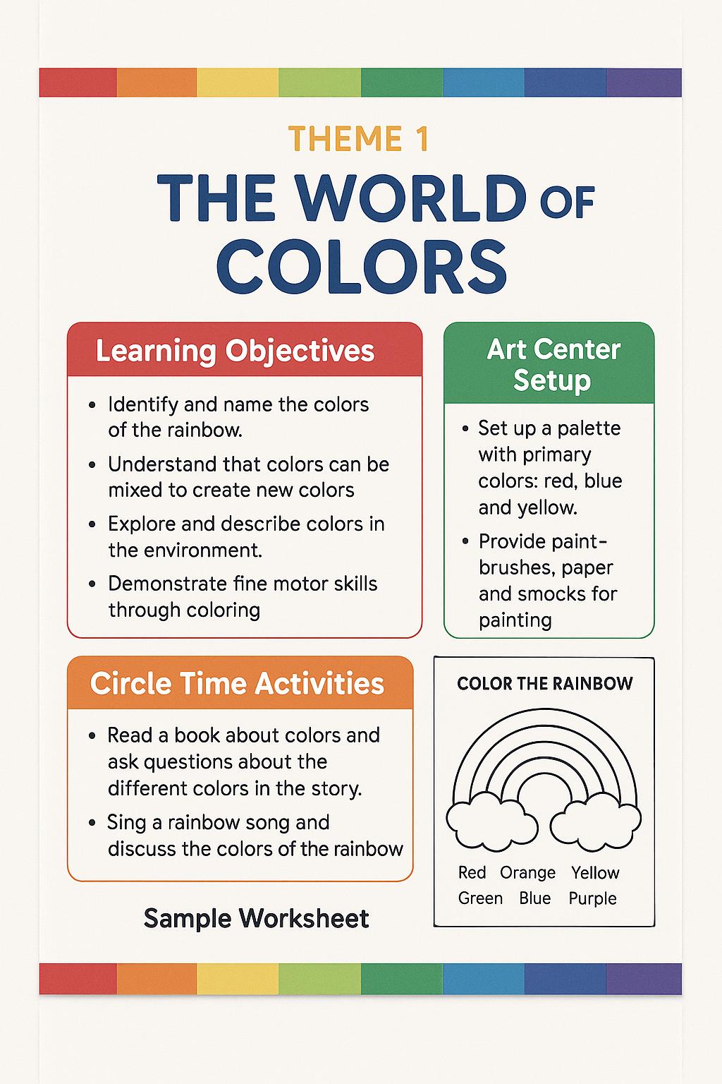 Preschool Curriculum: 12 Monthly Creative Lesson Plans (digital) - Etsy