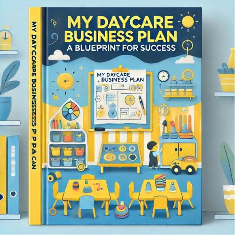 My daycare business plan ebook etsy