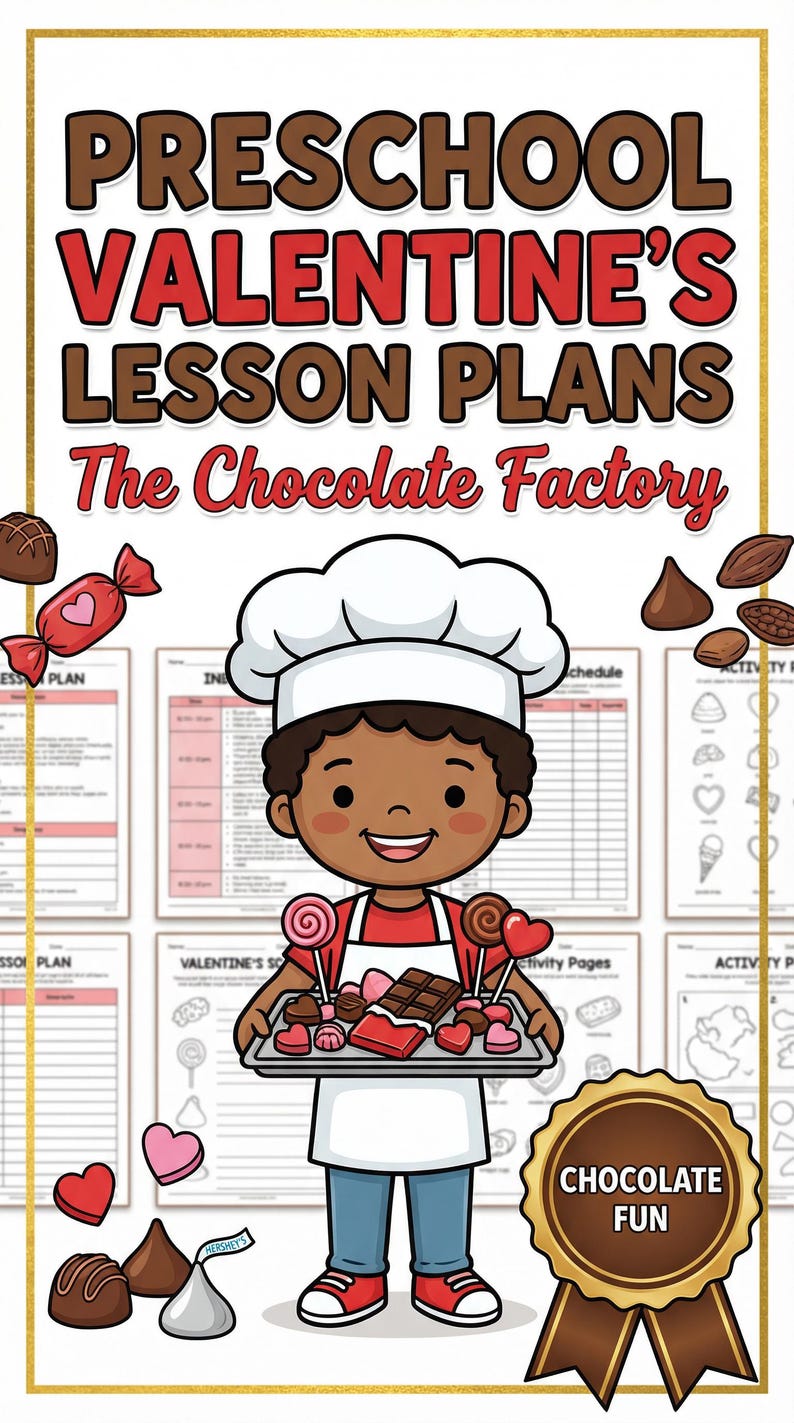 5 Valentines Lesson Plans Bundle - Etsy