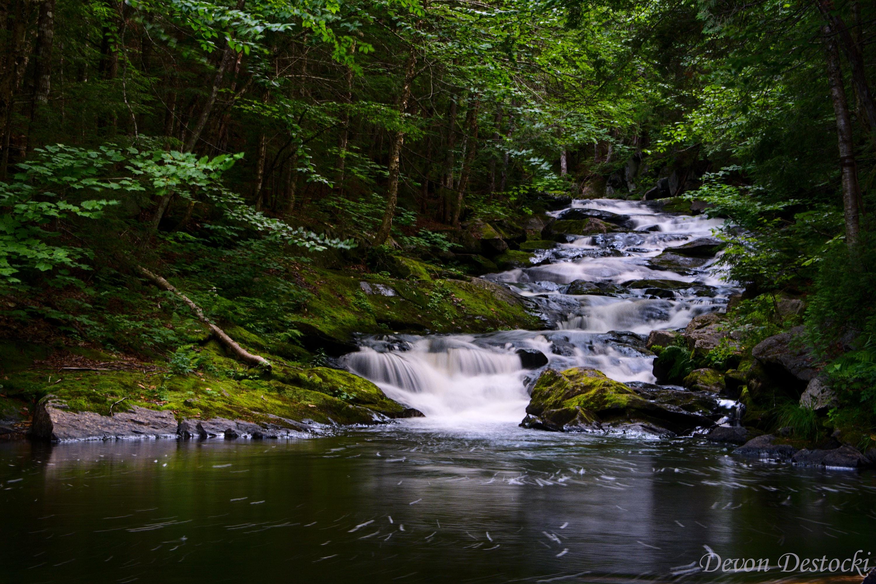 Framed Scenic Photo – Cooper Brook Falls, Appalachian Trail – 100-mile ...