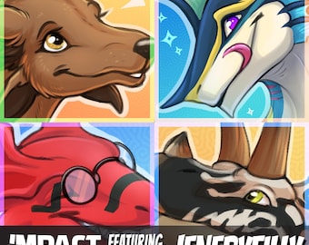 Custom Badge feat. art by JeneryFilly