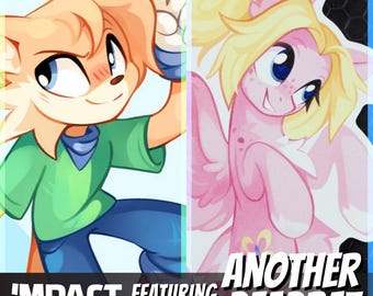 Custom Badge feat. art by AnotherDeadRat