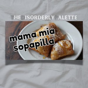 Mama Mia Sopapilla / Adesivo 100% resistente alle intemperie