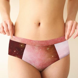 galaxy red cheeky briefs