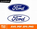 Ford logo svg pdf eps png | Ford Logo Clip Art | Cut Files for Silhouette | Files for Cricut | Ford vector image | Car brand | Download