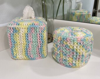 Beige Gray Toilet Paper Roll Cover Crochet Toilet Paper Roll Cozy