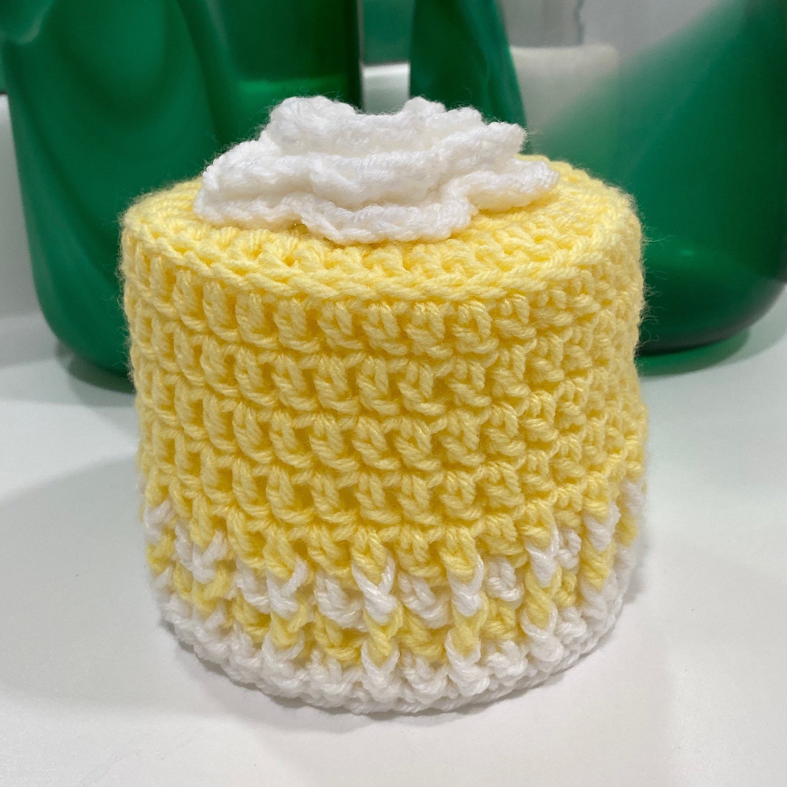 Toilet Paper Roll Cover, Handmade Crochet Toilet Paper Roll Cozy, Retro