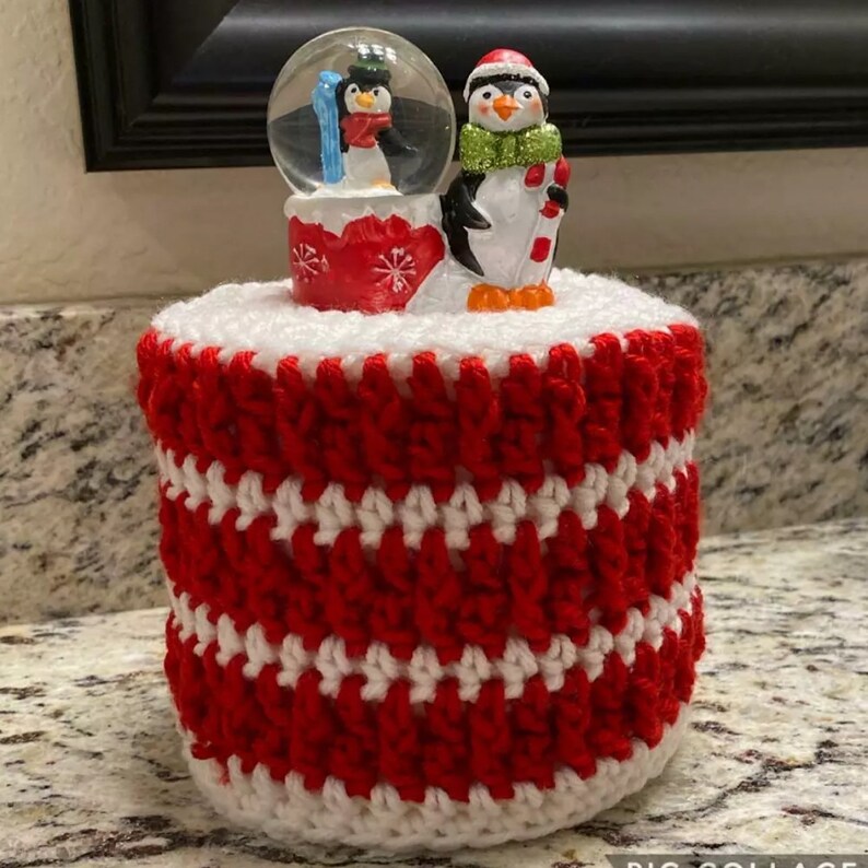 Christmas Toilet Paper Roll Cover Snow Globe Toilet Paper Etsy