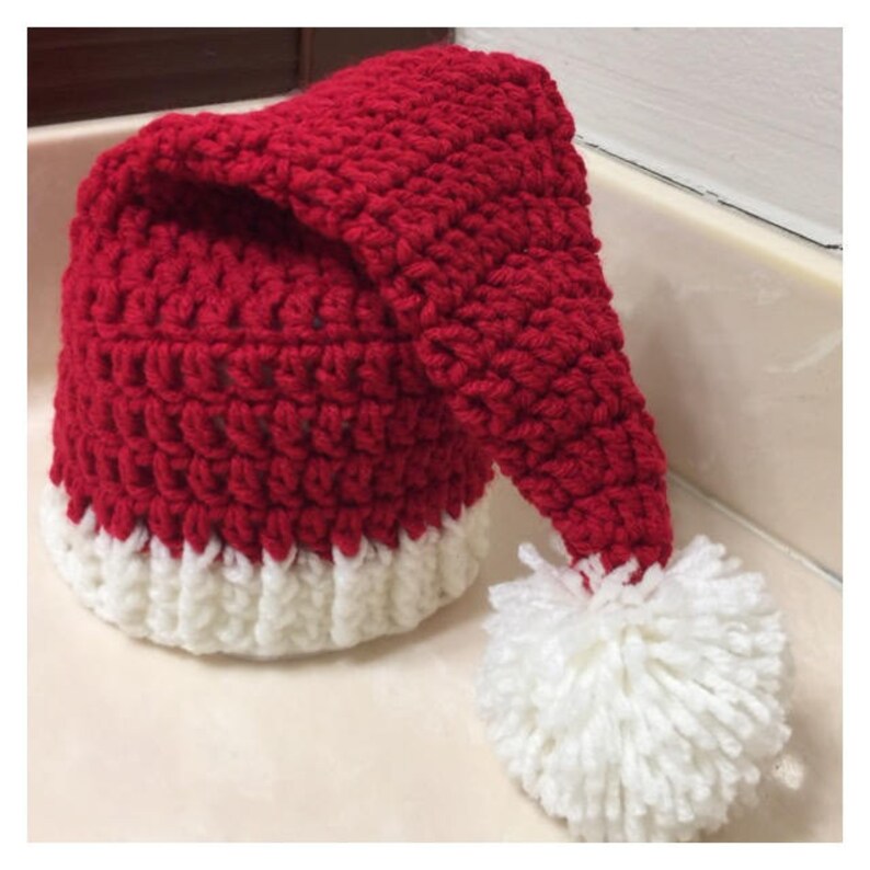 Christmas Santa Hat Toilet Paper Cover Red Santa Hat Toilet Etsy