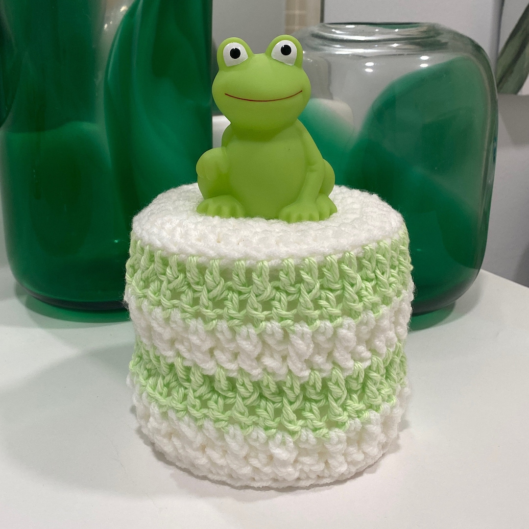 Rubber Frog Toilet Paper Roll Cover, Child Bathroom Decor, Bath Toy
