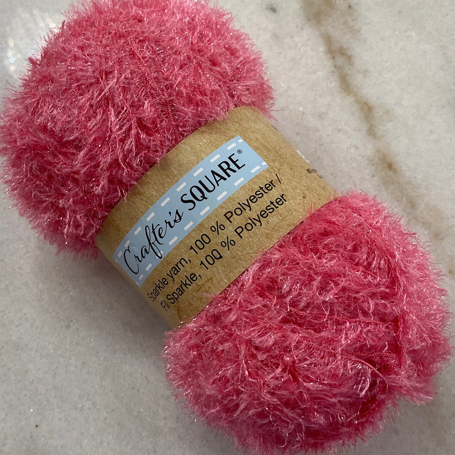 Crafter's Square Sparkle Yarn Eyelash Yarn Polyester Etsy