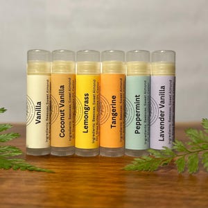 All natural beeswax lip balm, beeswax chapstick
