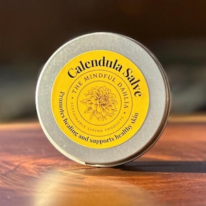 Ringelblumensalbe: Handgefertigt mit Lavendel und Zitronengras - 2 oz