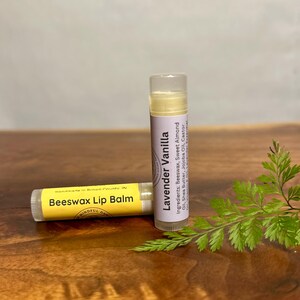 Natural Lip Balm, Nourishing Beeswax Chapstick