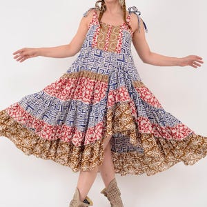 Block print dress, women dress, Cotton dress Summer dress women, floral dress, Shirt dress, Indian dress, Vacation dress, Bohemian Dress