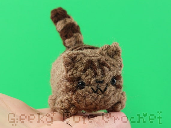 brown tabby cat stuffed animal