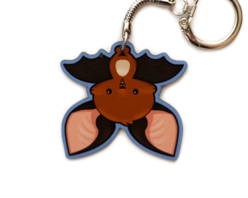 Bat Key Chain kawaii charm keychain or necklace Keychain