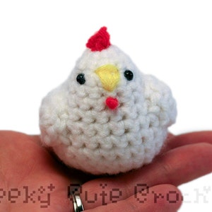 Chicken Hen Bird Plush Toy Stuffed Animal Amigurumi Crochet image 5