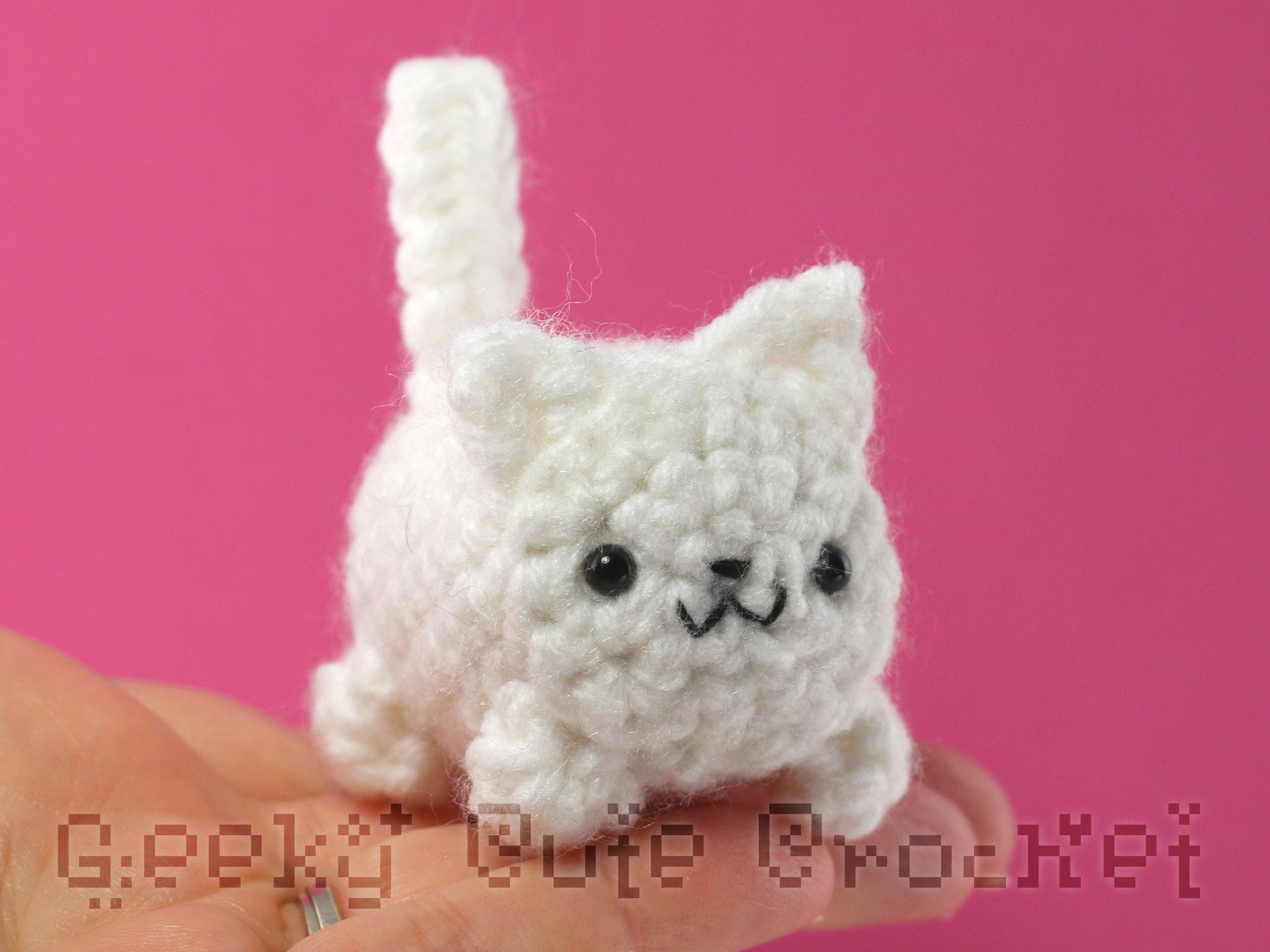 FREE Desk Buddies Kitty the Cat: Crochet pattern