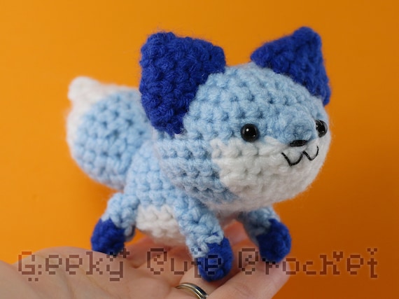 blue fox stuffed animal
