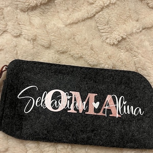 Personalized felt bag