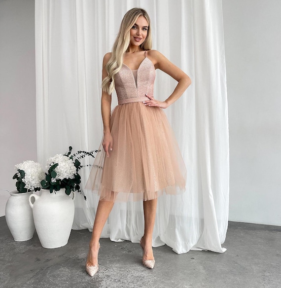 knit tulle dress Sparkling Corset Dress, Shimmer Festive Party Gown Colour|Chartreuse