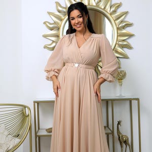 dusty rose formal dresses plus size Dusty Rose Plus Size Evening Gowns 60801GK