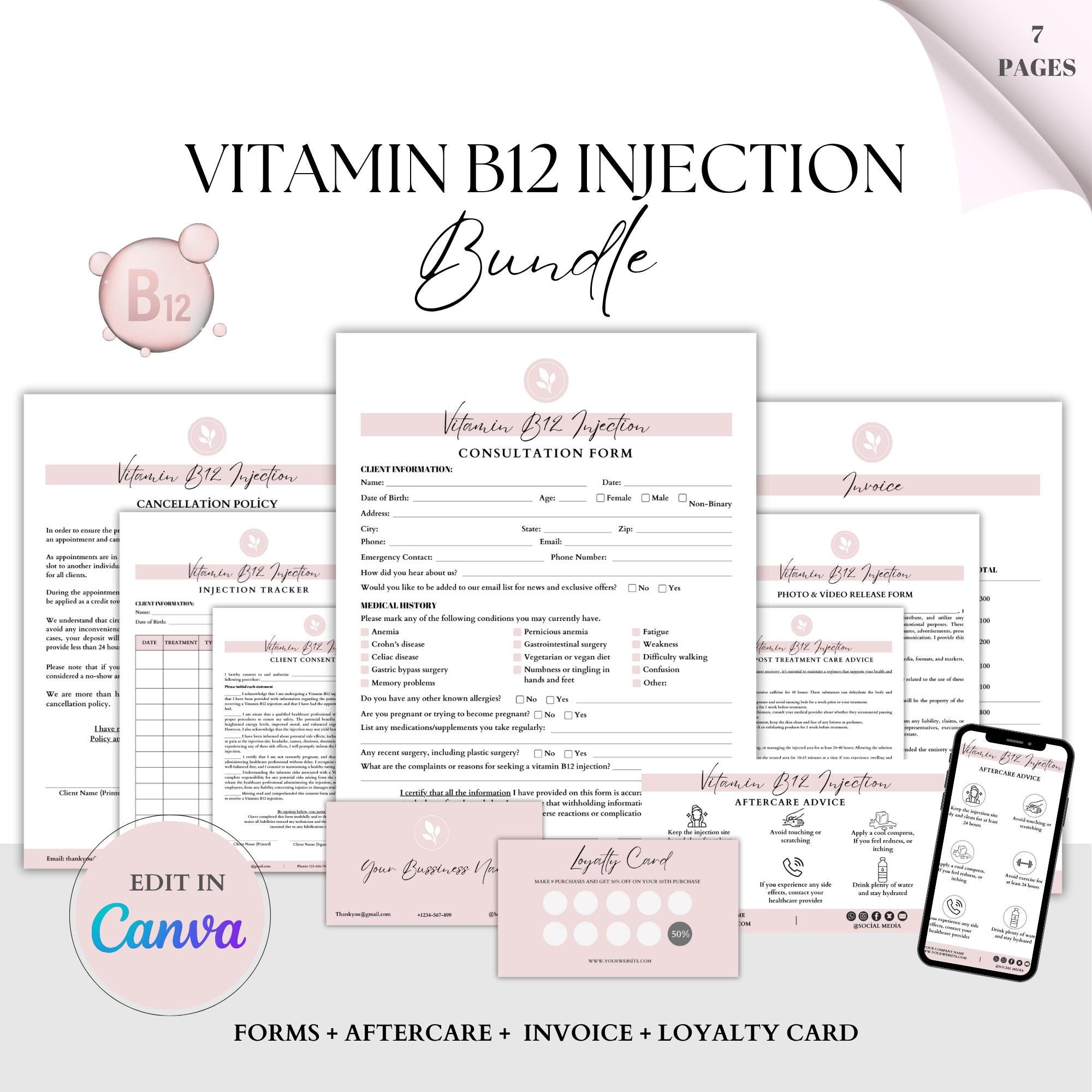 how often b12 injections for pernicious anemia Vitamin B12 Injection Dosage