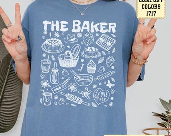 Personalized Baking T-Shirt: Custom Mom Baker Apparel
