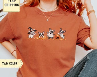 Spooky Crew Dog Halloween Sweatshirt: French Bulldog Family Outfit