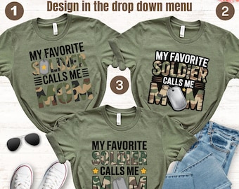 Army Mom T-Shirt: Proud Soldier Mother Gift