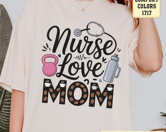 Nurse Mom T-shirt, Retro Medical Tee, Gym Mom Shirt
