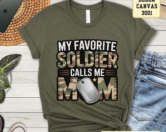 Military Mom T-Shirt: Retro 90s Soldier Family Tee