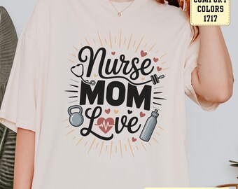 Nurse Mom T-Shirt: Fitness Gym Tee, Medical School Gift