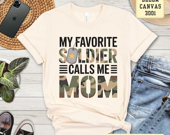 Army Mom Camo Tee: Patriotic Military Gift