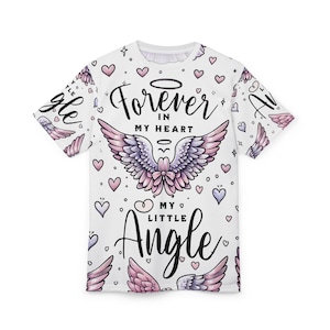 Engelsflügel Gedenk-T-Shirt - Unisex Erinnerung T-Shirt