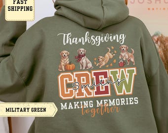 Thanksgiving Dog Mom Sweatshirt: Golden Retriever Pumpkin Fall Outfit