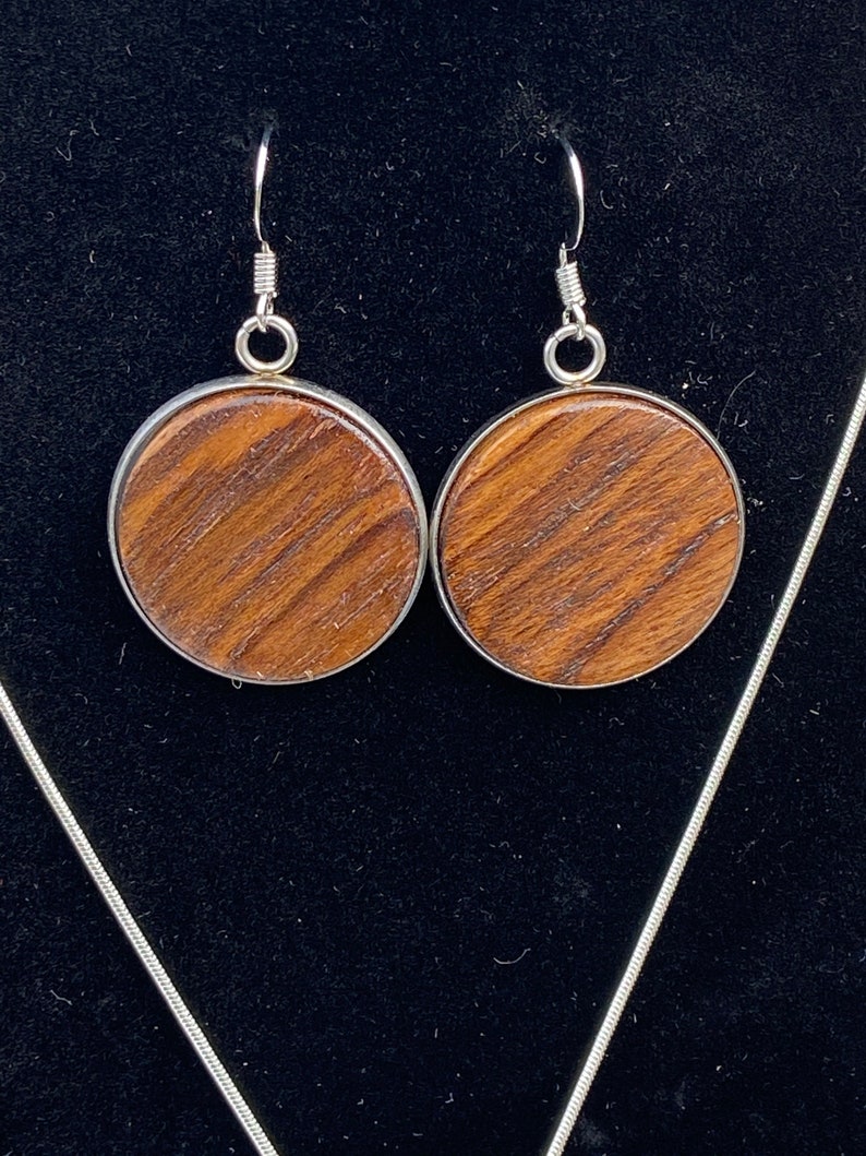 Teak Necklace and Earring set