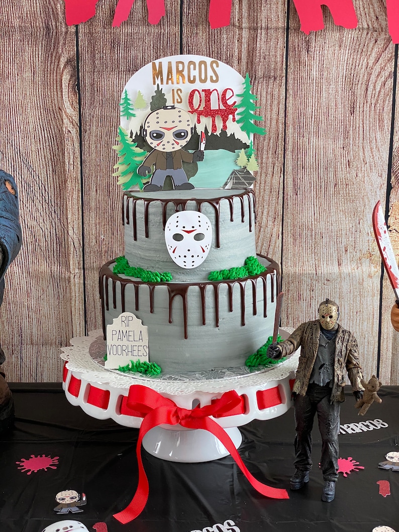 Jason Topper Friday Inspired Cake Topper - Etsy