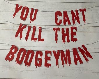 Halloween Banner: Spooky Birthday Party Decoration