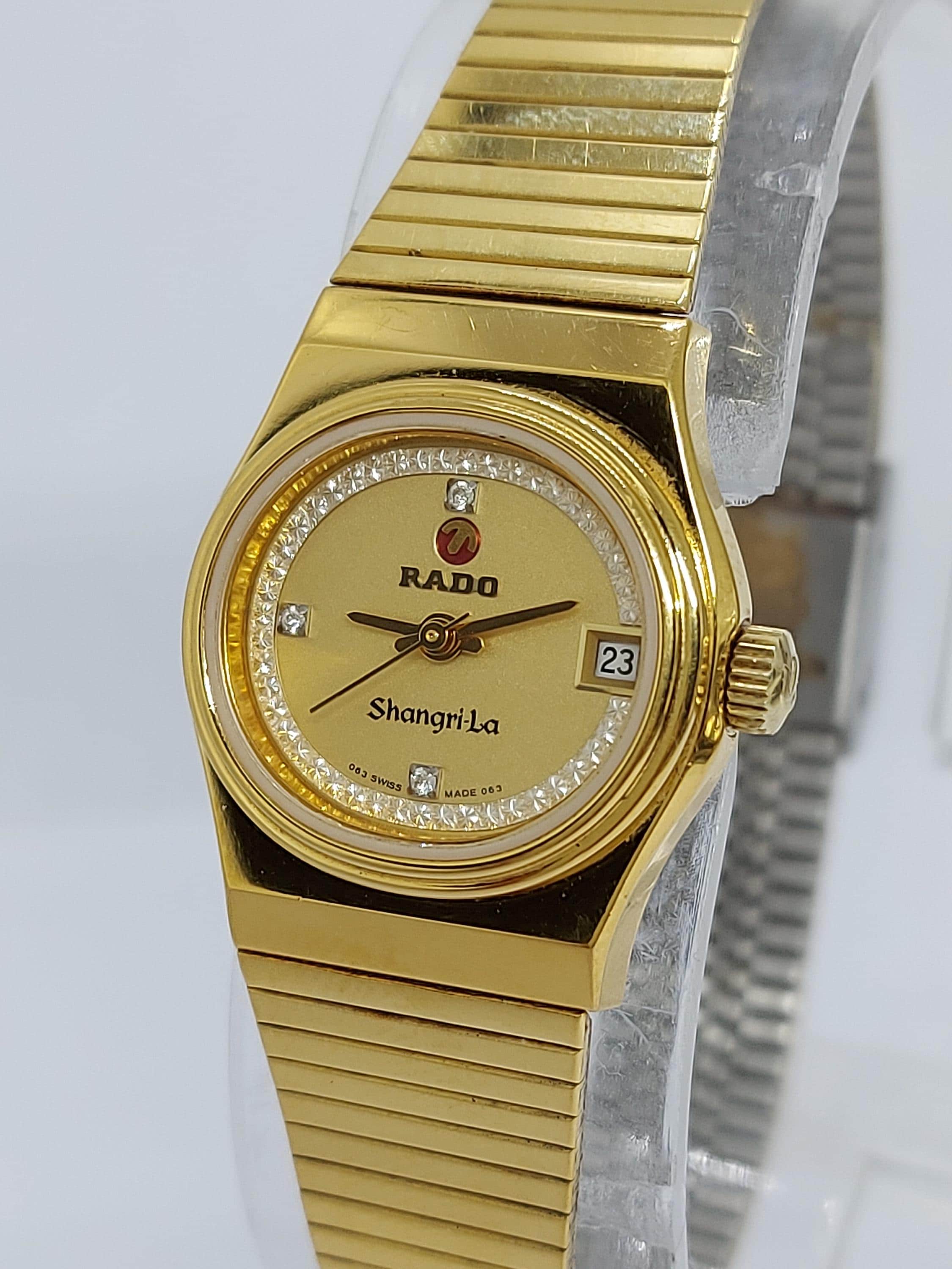 Vintage Rado Shangri la Vergoldete Automatik Damenuhr 1970er Etsy