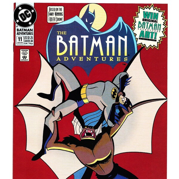 DC Comics BATMAN ADVENTURES #11 Vintage 1993 Near Mint Comic Book