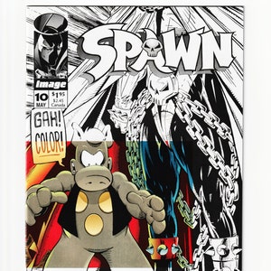 Spawn #10 Image Comics NM 1993 Cerebus Cover-todd Mcfarlane Art 
