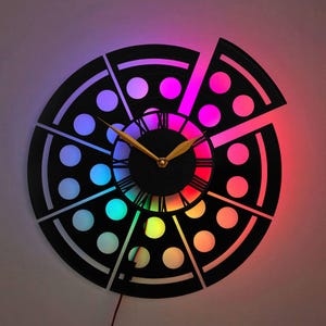 Italy Pizza Clock, Minimalist Pizza Clock, Modern Kitchen Clock, Pizza Slice Clock, Home Kitchen Decor Clock, Pizza Gift Idea